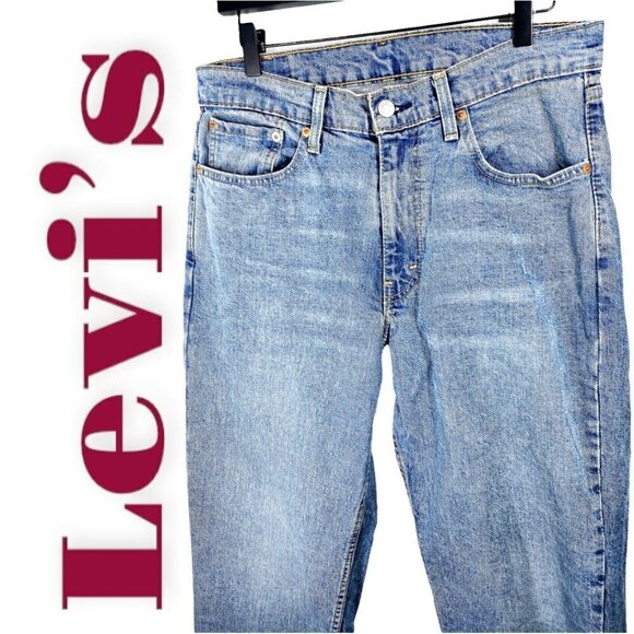 LEVI’S 550 Blank Tab Relaxed Fit Straight Leg Jeans, Size 32x30 - Picture 4 of 12